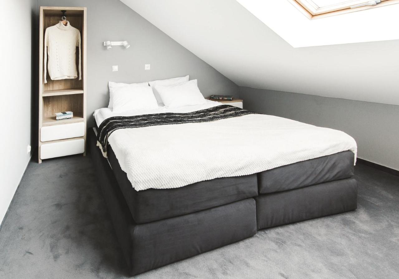 One-Bedroom Comfort Apartment Fireplace air conditioning the Attic